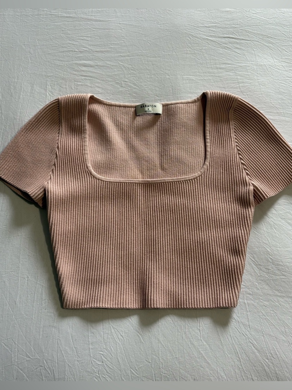 Babaton Sculpt Knit Crop Tee